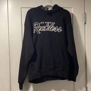 NWOT YR Size S Black Los Angeles Reckless Hoodie